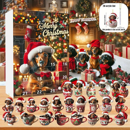 Dog Joy - 24-Day Christmas Advent Calendar with Dachshund Accessories 1