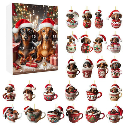 Dog Joy - 24-Day Christmas Advent Calendar with Dachshund Accessories 6