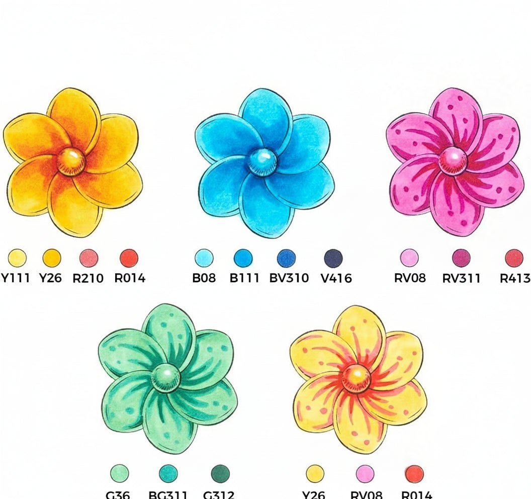 Double-Sided Brush Pens - 48 Vibrant Alcohol-Based Marker Colors for Artists 2