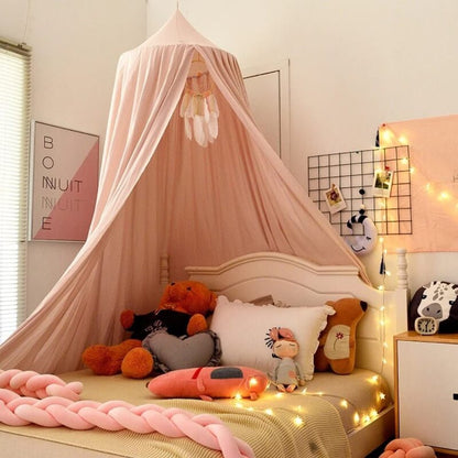 Dreamveil - Hanging Bed Canopy for Children's Rooms, Soft Polyester Design 0