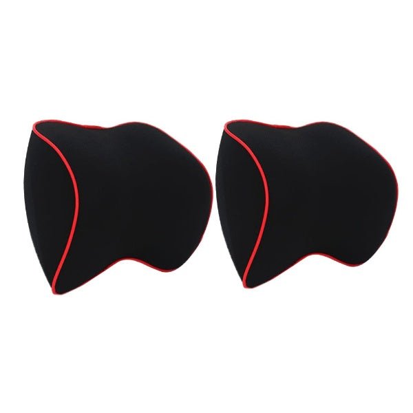 DriveComfort Memory Foam Neck Pillows | 2-Pack Car Neck Support | Ergonomic Travel Cushion | Comfortable Driving Headrest 0