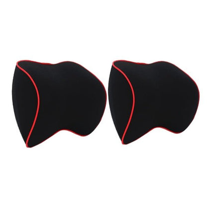 DriveComfort Memory Foam Neck Pillows | 2-Pack Car Neck Support | Ergonomic Travel Cushion | Comfortable Driving Headrest 0