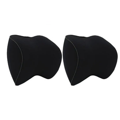 DriveComfort Memory Foam Neck Pillows | 2-Pack Car Neck Support | Ergonomic Travel Cushion | Comfortable Driving Headrest 1