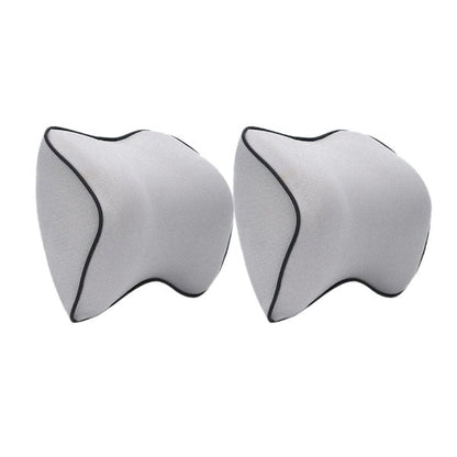 DriveComfort Memory Foam Neck Pillows | 2-Pack Car Neck Support | Ergonomic Travel Cushion | Comfortable Driving Headrest 2
