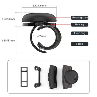 DriveEase - Universal 360° Steering Wheel Booster Knob for Effortless Control 2