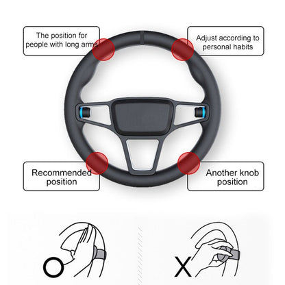 DriveEase - Universal 360° Steering Wheel Booster Knob for Effortless Control 4