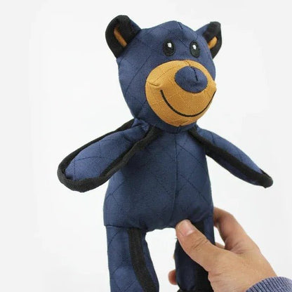 Durable Indestructible Bear Dog Toy for Heavy Chewers - Interactive Squeaker 2