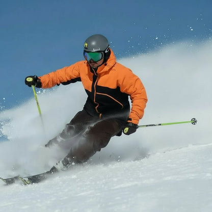 Durable Nylon Ski Straps - 2pcs Adhesive Snowboard Fixing Belts for Easy Transport 4