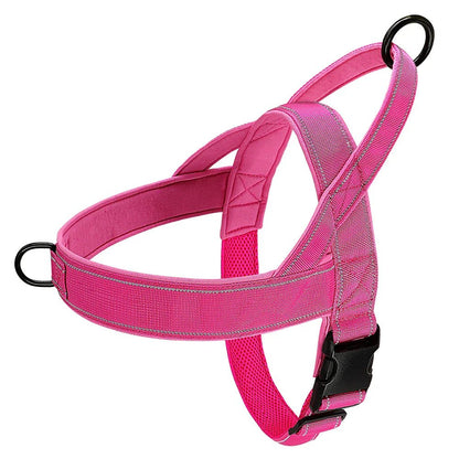 Durable Reflective No Pull Dog Harness | Adjustable Nylon Fit for Small to Medium Dogs 7