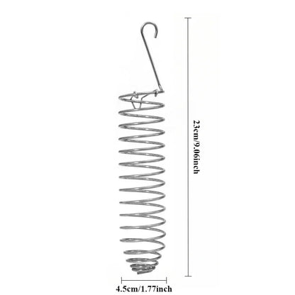 Durable Stainless Steel Parrot Forager Feeder - Spiral Design for Small Pets 4
