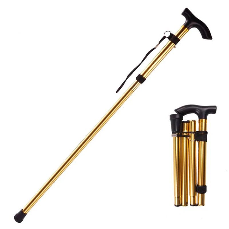 Durable Telescopic Walking Stick - Lightweight Aluminum Hiking Pole for Seniors 3