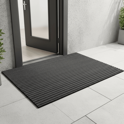 Durable Weatherproof Entrance Mat - All-Season Outdoor Floor Protector 0