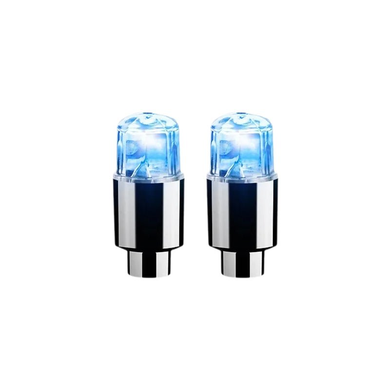 Dynamic LED Tire Valve Caps - Waterproof & Automatic Nighttime Visibility 0