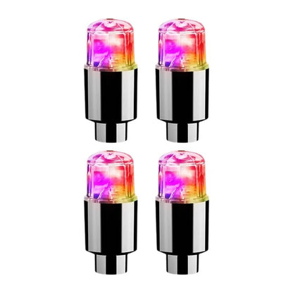 Dynamic LED Tire Valve Caps - Waterproof & Automatic Nighttime Visibility 10