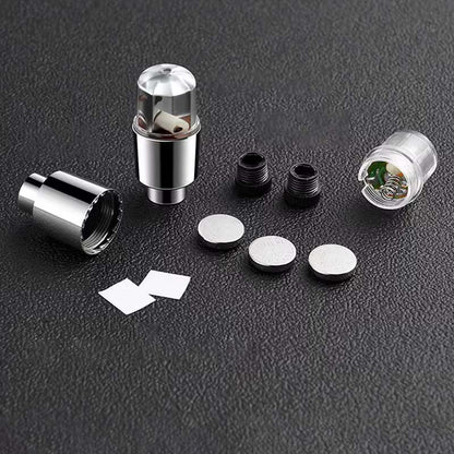 Dynamic LED Tire Valve Caps - Waterproof & Automatic Nighttime Visibility 4
