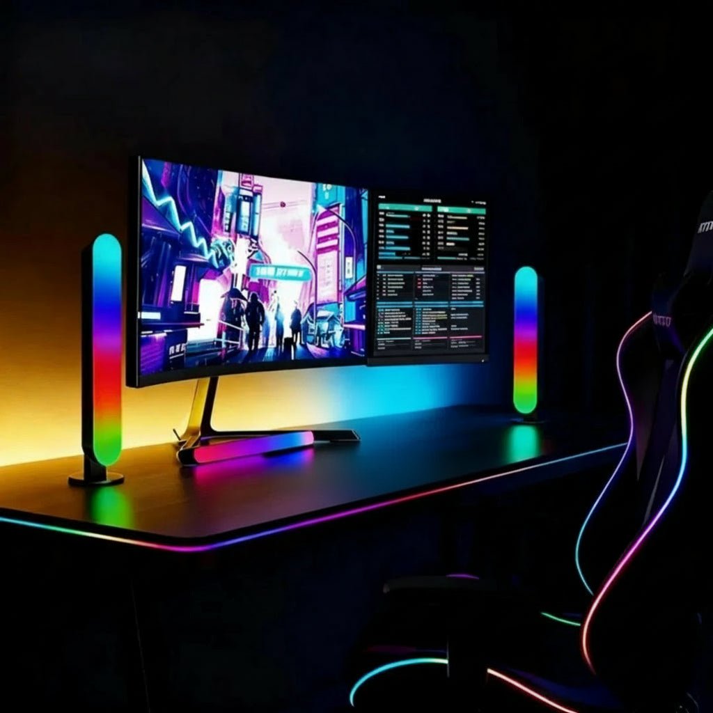 Dynamic RGB LED Light Bar with Remote Control - USB-Powered Desktop Ambiance 0