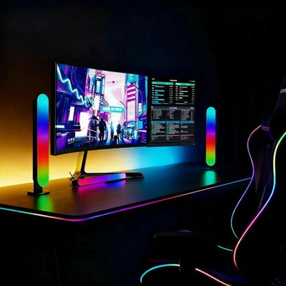 Dynamic RGB LED Light Bar with Remote Control - USB-Powered Desktop Ambiance 0