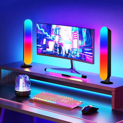 Dynamic RGB LED Light Bar with Remote Control - USB-Powered Desktop Ambiance 1