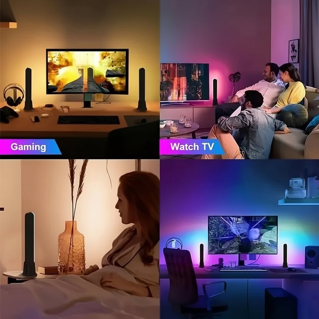 Dynamic RGB LED Light Bar with Remote Control - USB-Powered Desktop Ambiance 3