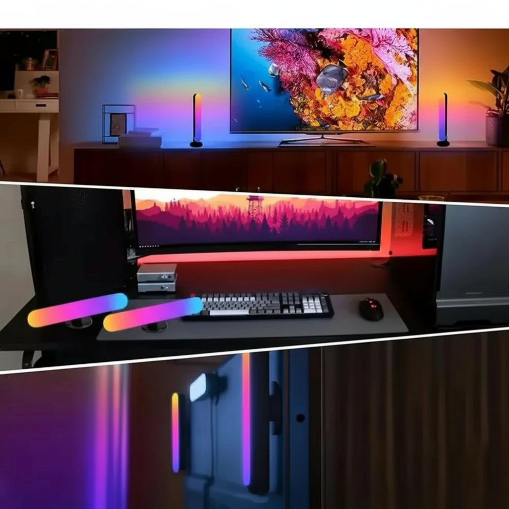 Dynamic RGB LED Light Bar with Remote Control - USB-Powered Desktop Ambiance 4