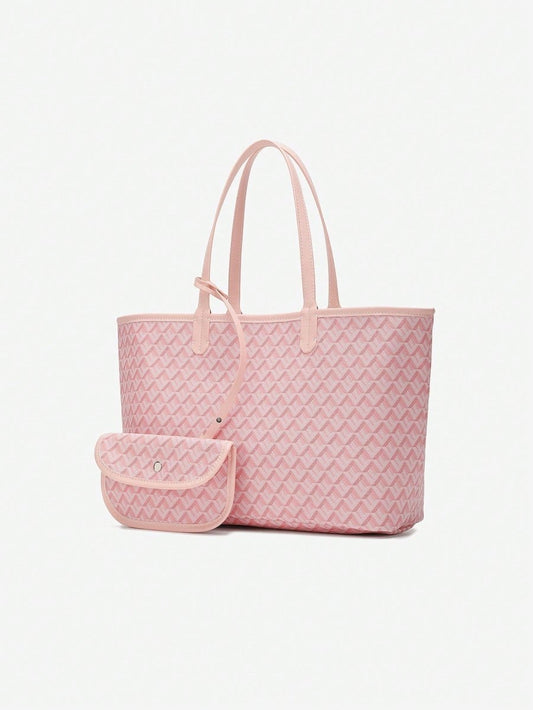 EASYTOTE – Casual PVC Shoulder Tote Bag for Women & Students 0