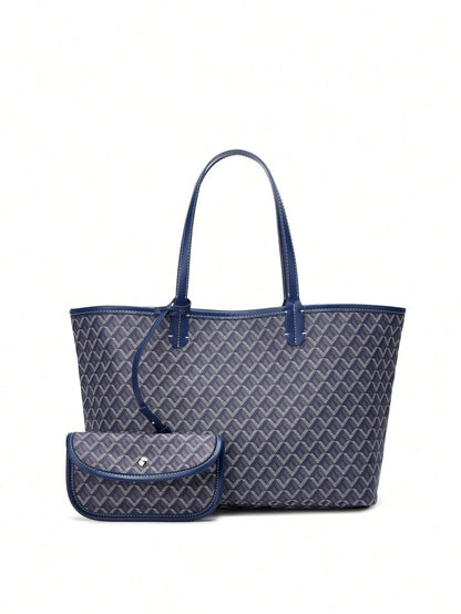 EASYTOTE – Casual PVC Shoulder Tote Bag for Women & Students 2