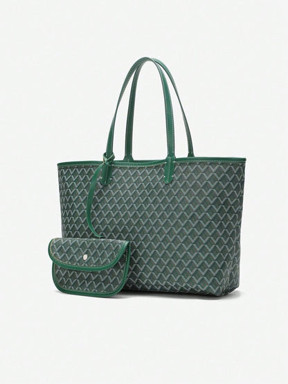 EASYTOTE – Casual PVC Shoulder Tote Bag for Women & Students 3