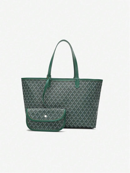 EASYTOTE – Casual PVC Shoulder Tote Bag for Women & Students 8