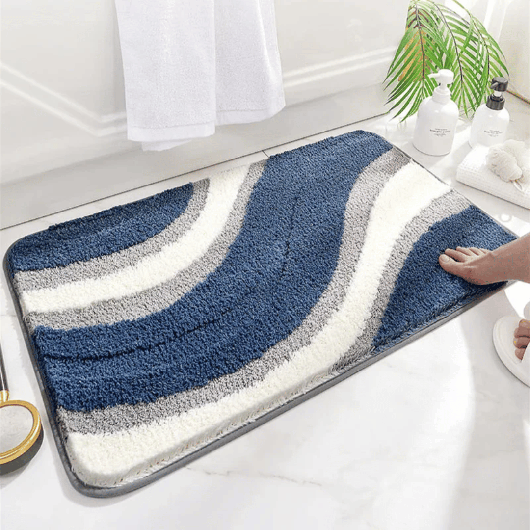 ECOFLOOR – Non-Slip Organic Bath Mat for Luxurious Bathroom Comfort 5