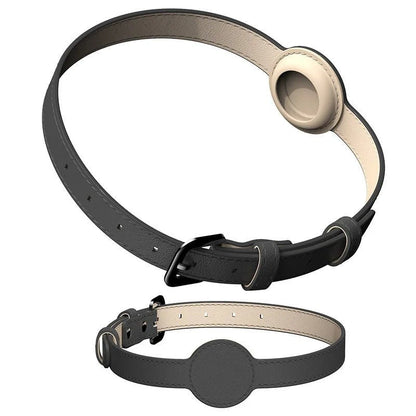 EDOUARD – Stylish dog collar with integrated Airtag holder