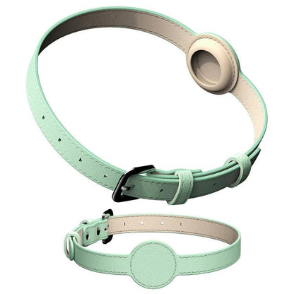 EDOUARD – Stylish dog collar with integrated Airtag holder