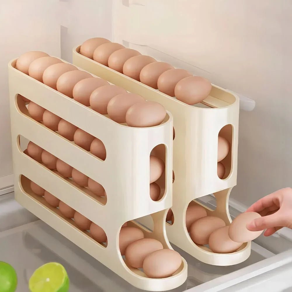 EGGSTAGE – 4-layer automatic egg dispenser for refrigerator organization 1