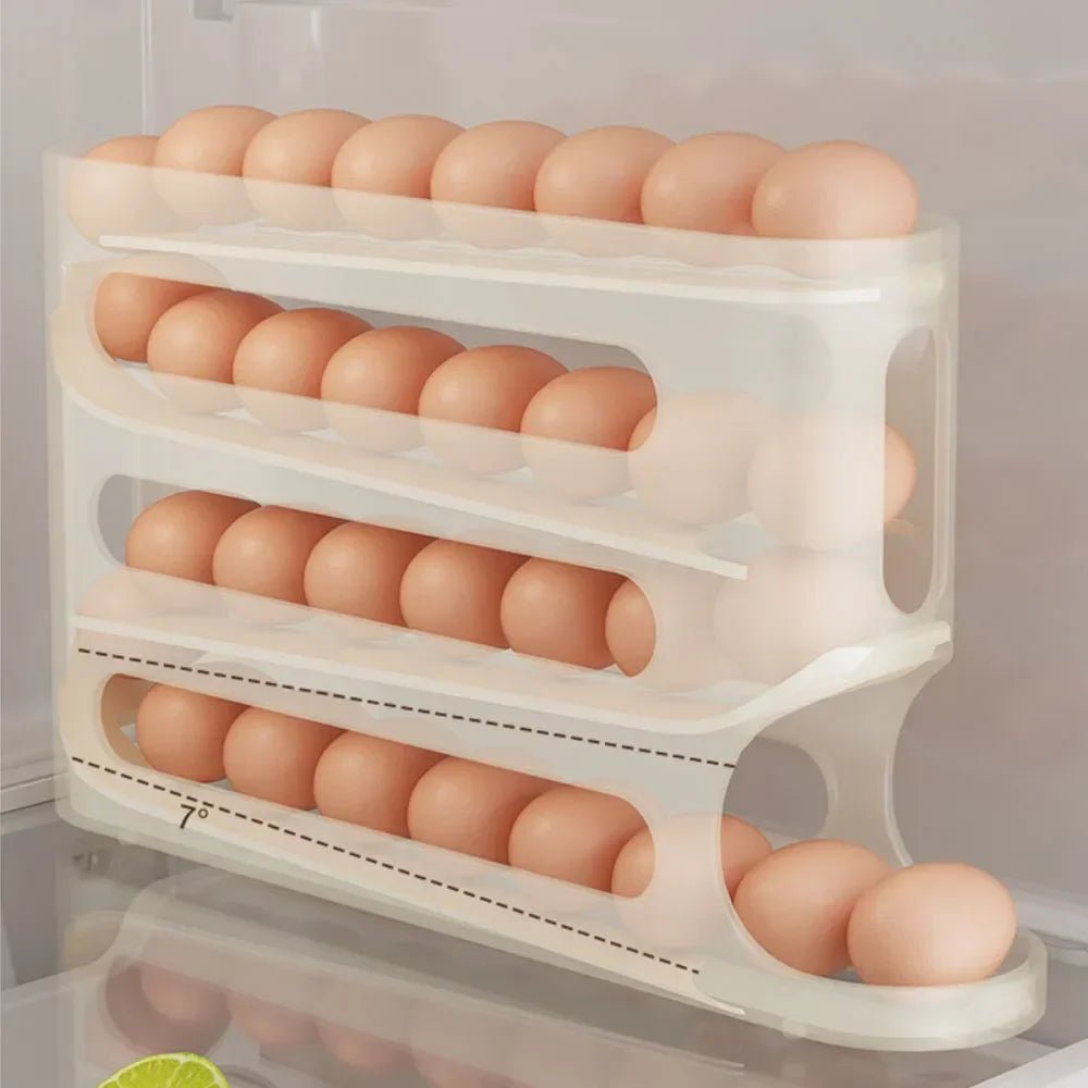 EGGSTAGE – 4-layer automatic egg dispenser for refrigerator organization 2