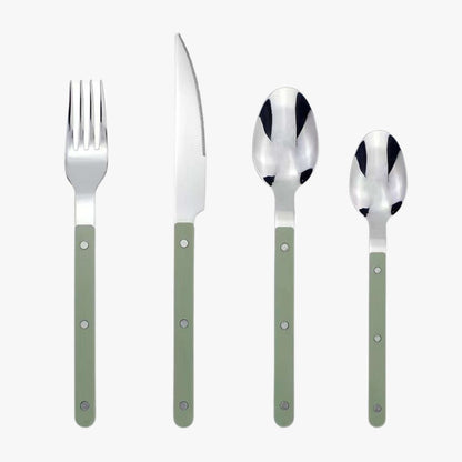 ETERNISERVE – 24-Piece Engraved Stainless Steel Cutlery Set for 6 9