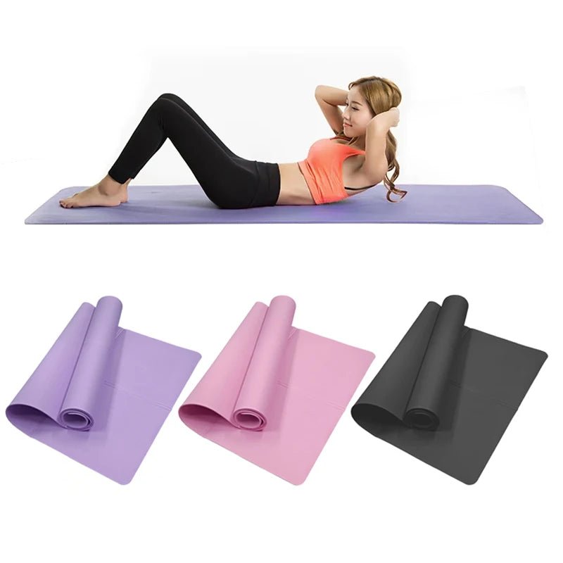 EVA Yoga Mat - 4MM Thick Anti-Slip Fitness Mat for Yoga, Pilates, and Gym 0
