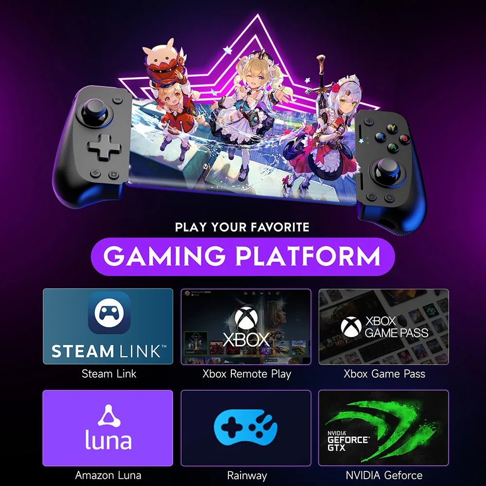 EasySMX M10 Mobile Game Controller for Android & iPhone 15, Hall Effect Triggers, Anti-Slip Design 1