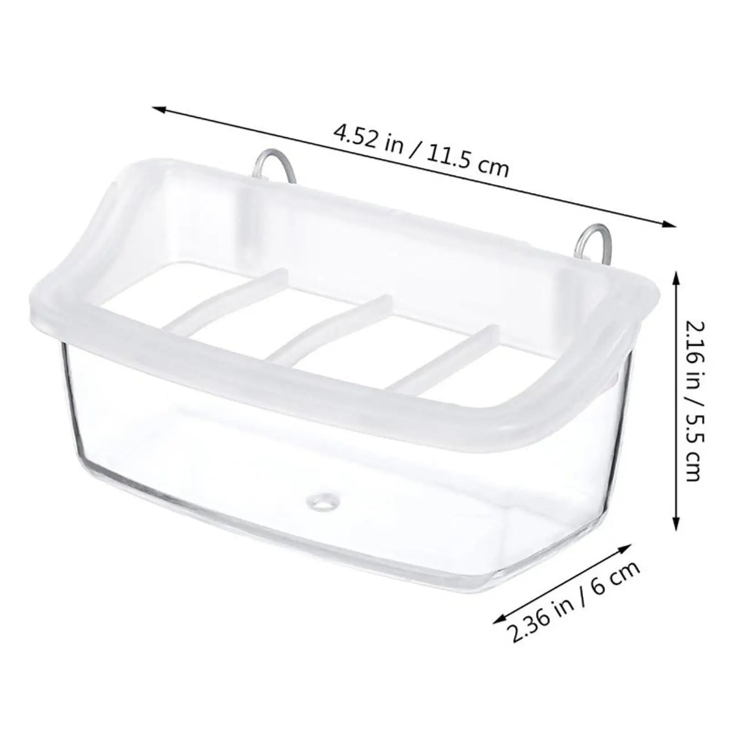 Eco-Friendly Parrot Feeder - Splash-Proof Bird Food Bowl with 360-Degree Visibility 5