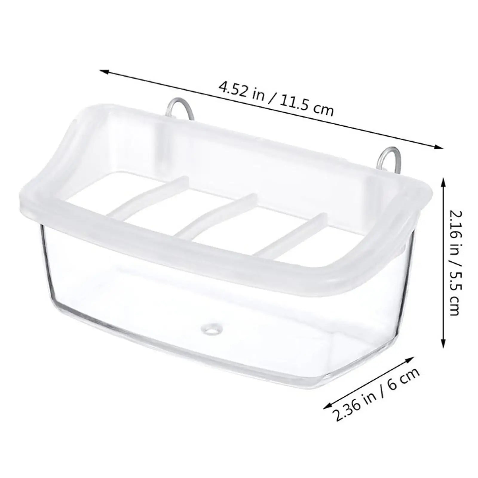 Eco-Friendly Parrot Feeder - Splash-Proof Bird Food Bowl with 360-Degree Visibility 5