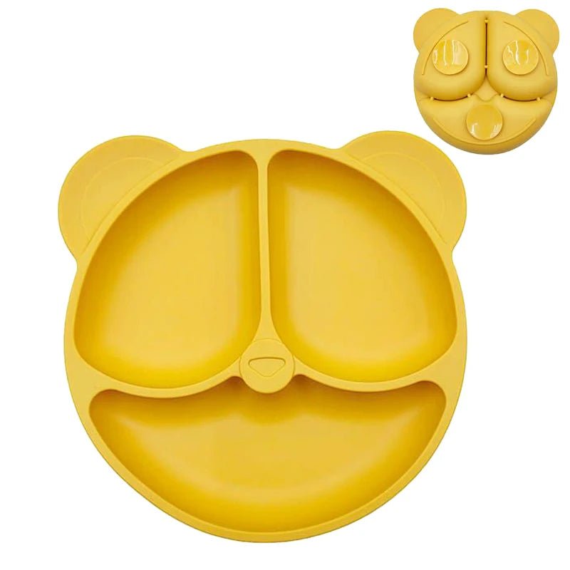 Eco-Friendly Silicone Suction Plate for Toddlers - Fun Cartoon Design, BPA-Free 14