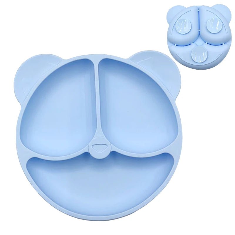 Eco-Friendly Silicone Suction Plate for Toddlers - Fun Cartoon Design, BPA-Free 17