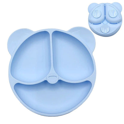 Eco-Friendly Silicone Suction Plate for Toddlers - Fun Cartoon Design, BPA-Free 17