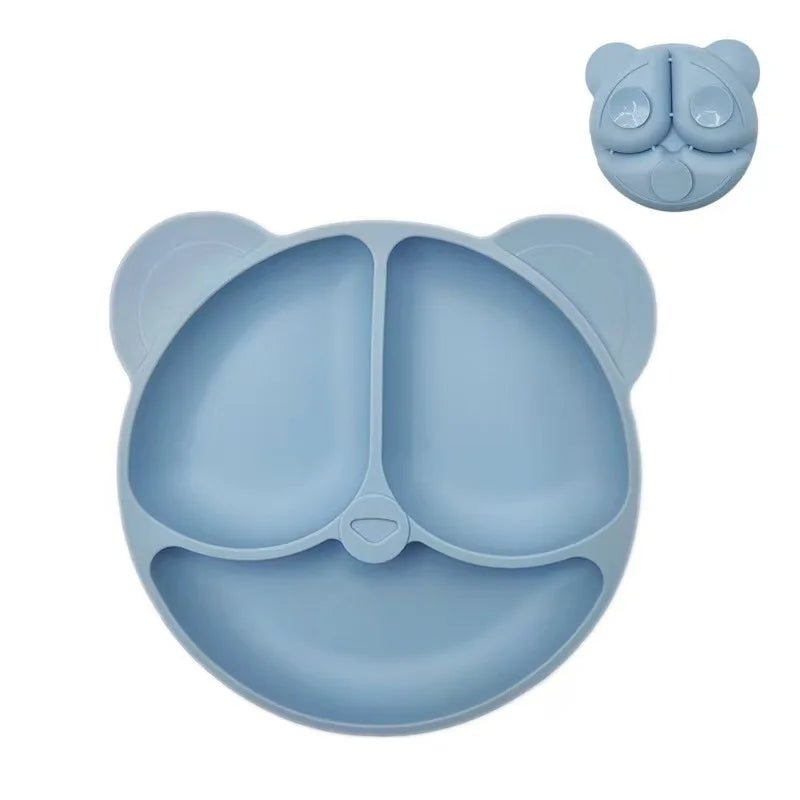 Eco-Friendly Silicone Suction Plate for Toddlers - Fun Cartoon Design, BPA-Free 30