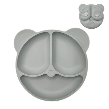 Eco-Friendly Silicone Suction Plate for Toddlers - Fun Cartoon Design, BPA-Free 33
