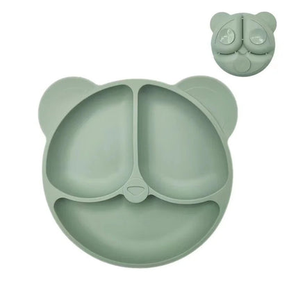 Eco-Friendly Silicone Suction Plate for Toddlers - Fun Cartoon Design, BPA-Free 34