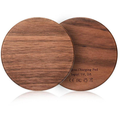 EcoCharge - Qi Wireless Charger with Fast Charging & Bamboo Design 1