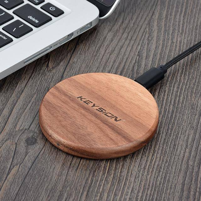 EcoCharge - Qi Wireless Charger with Fast Charging & Bamboo Design 4