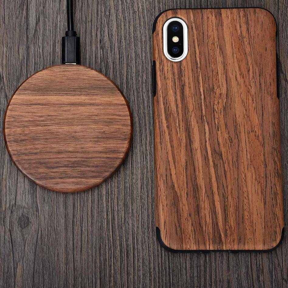 EcoCharge - Qi Wireless Charger with Fast Charging & Bamboo Design 5