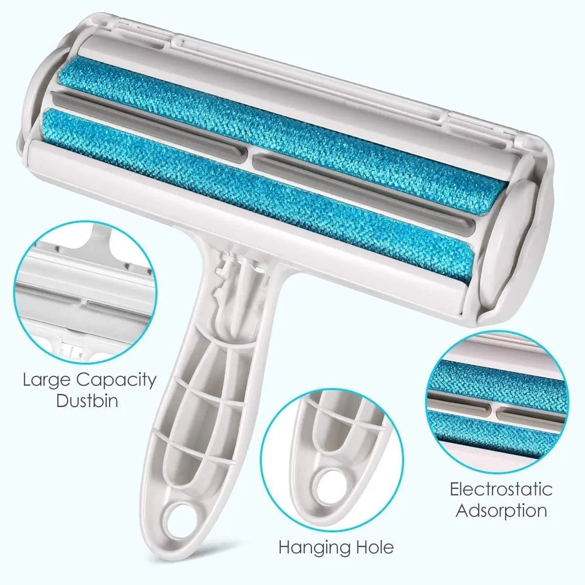 Efficient Pet Hair Remover Roller - Self-Cleaning Tool to Get Rid of Pet Hair 1