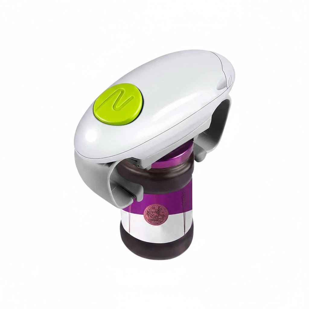 Effortless Electric Bottle Opener - Lightweight ABS Jar and Bottle Access Tool 0