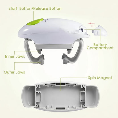Effortless Electric Bottle Opener - Lightweight ABS Jar and Bottle Access Tool 2